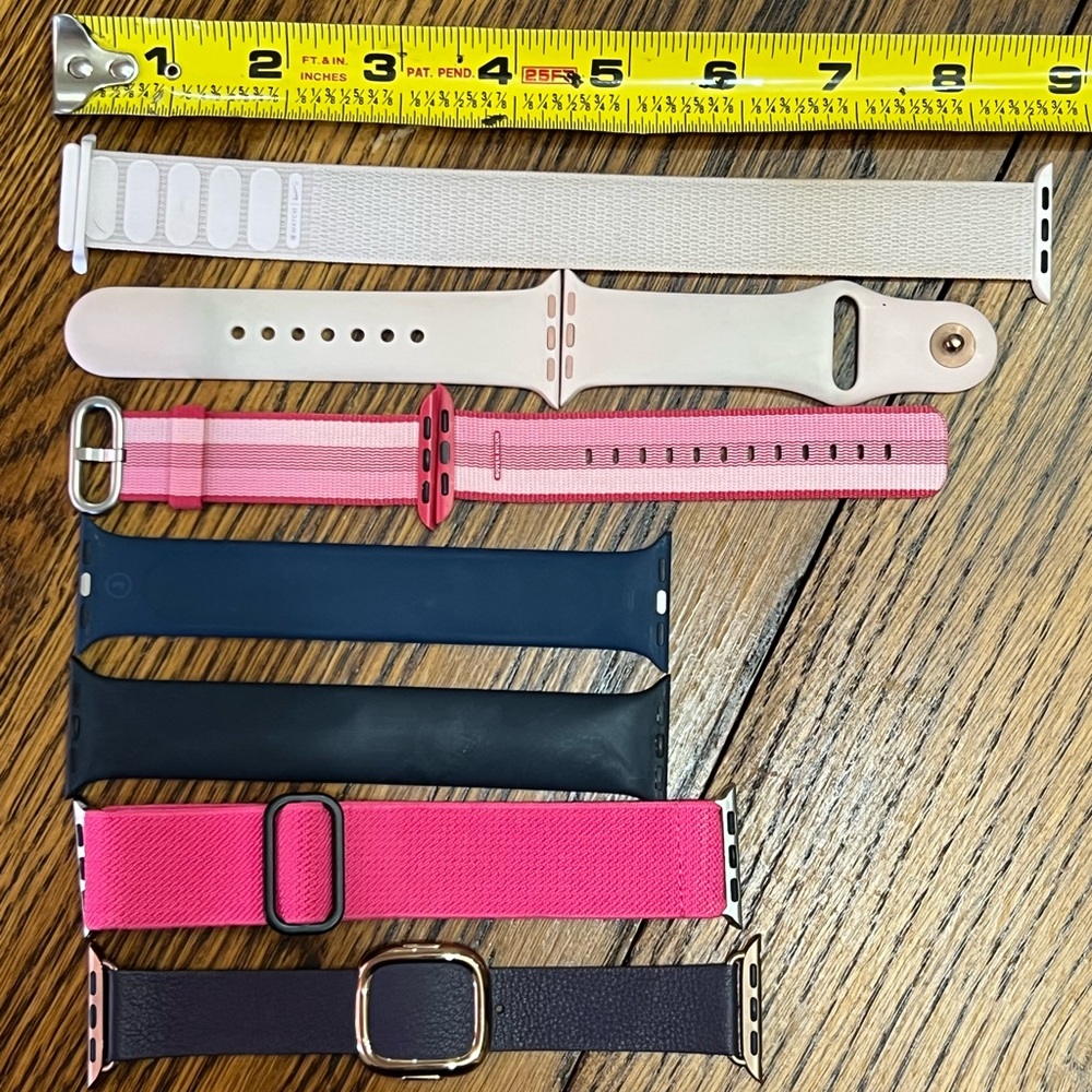 Assorted Apple Watch Bands